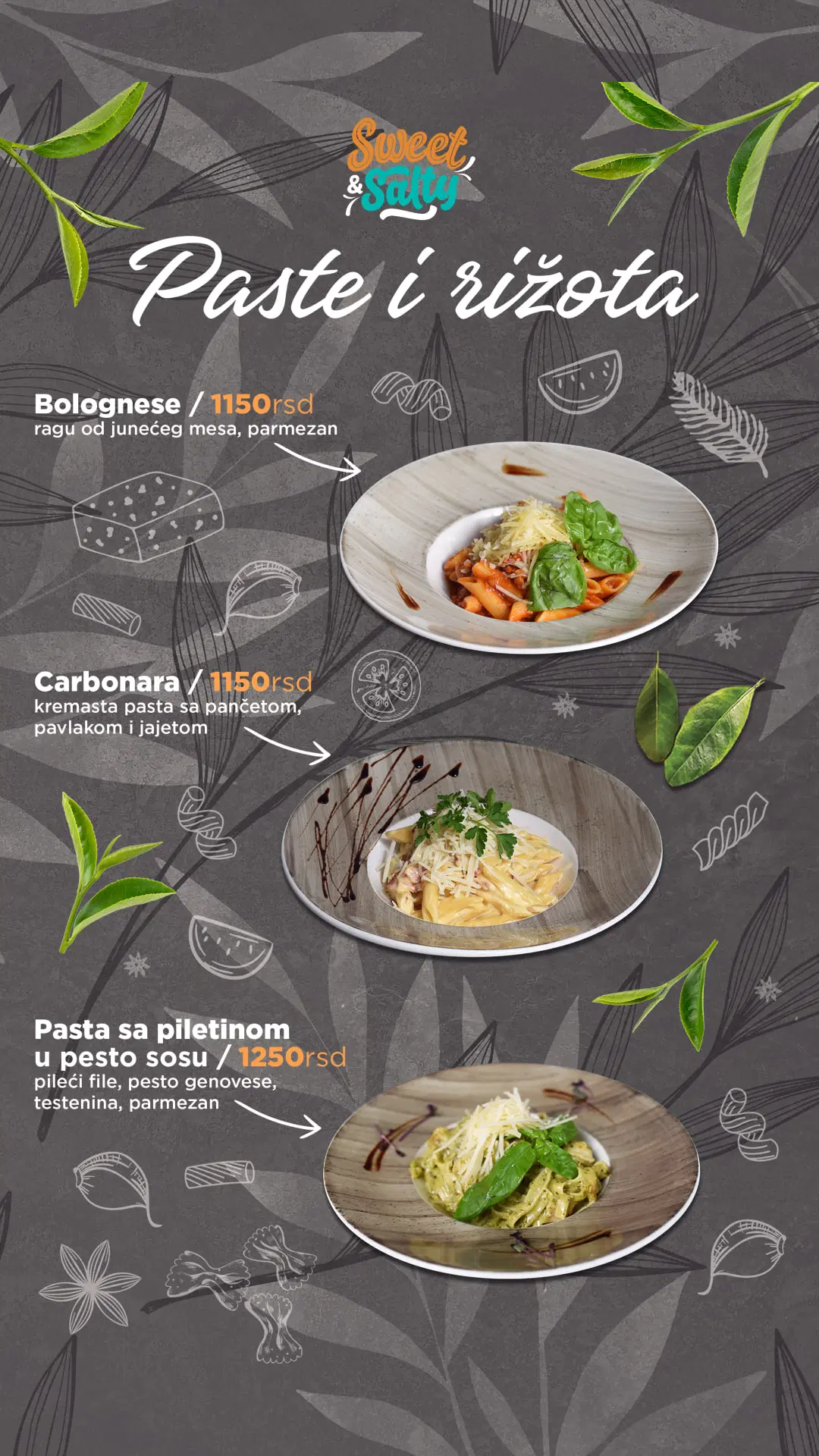 Meni restorana Sweet & Salty – strana 5 od 20