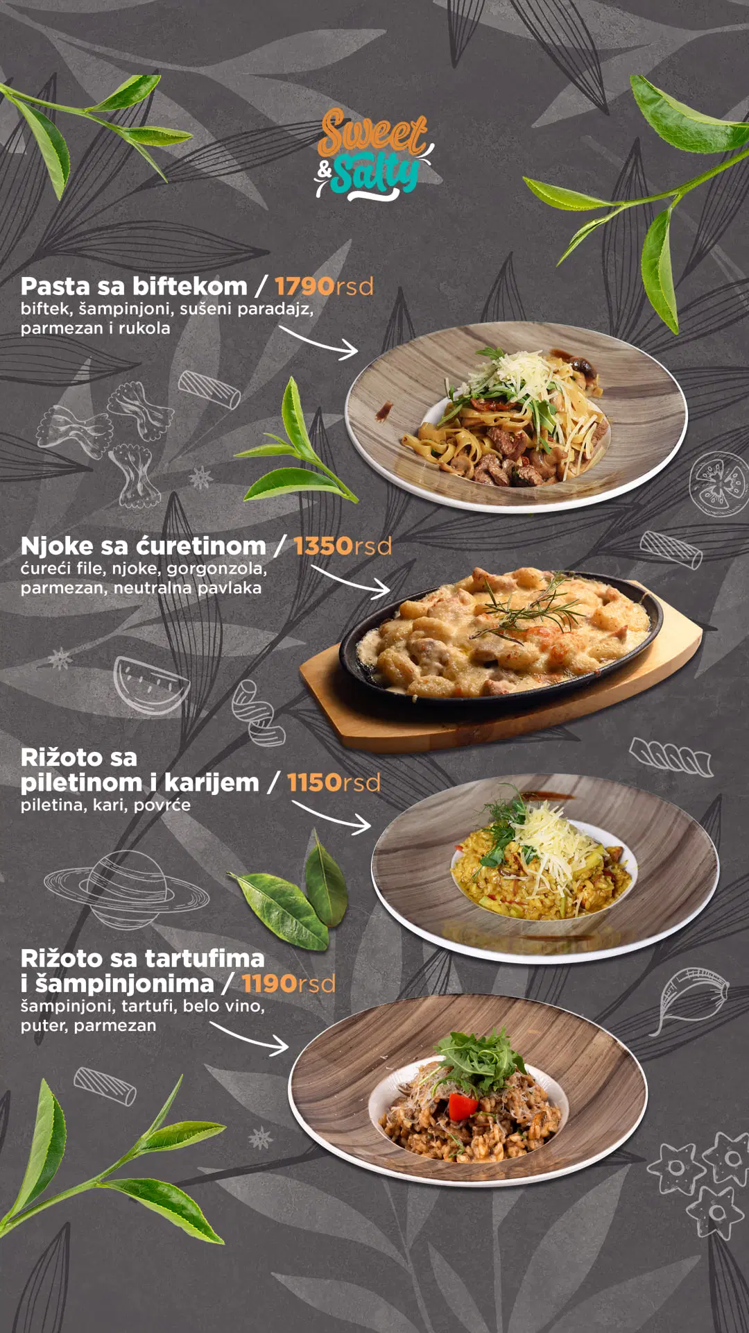 Meni restorana Sweet & Salty – strana 6 od 20