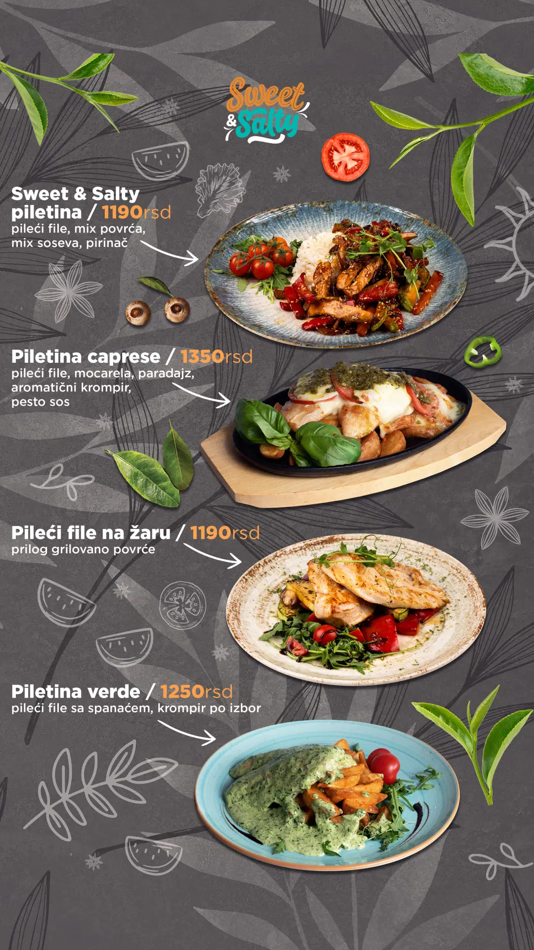 Meni restorana Sweet & Salty – strana 9 od 20