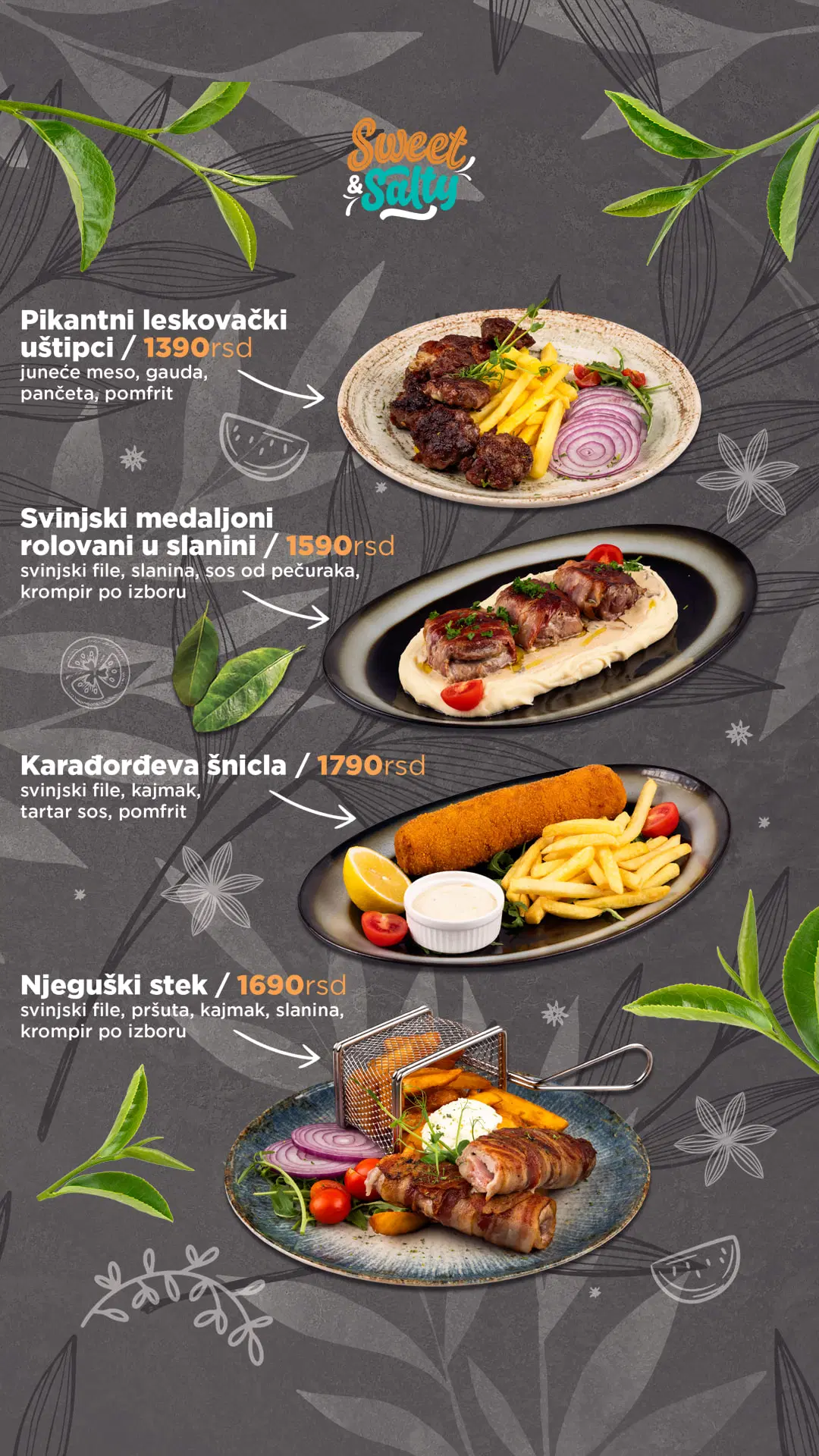 Meni restorana Sweet & Salty – strana 12 od 20