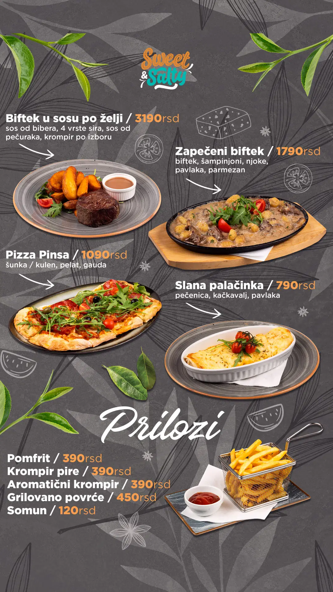 Meni restorana Sweet & Salty – strana 13 od 20