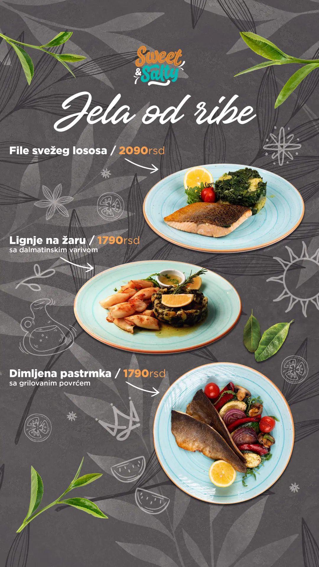 Meni restorana Sweet & Salty – strana 14 od 20