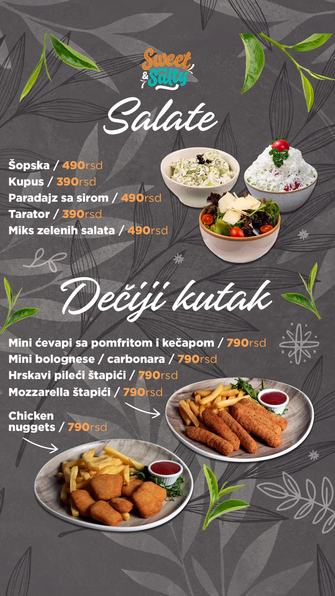 Meni restorana Sweet & Salty – strana 15 od 20