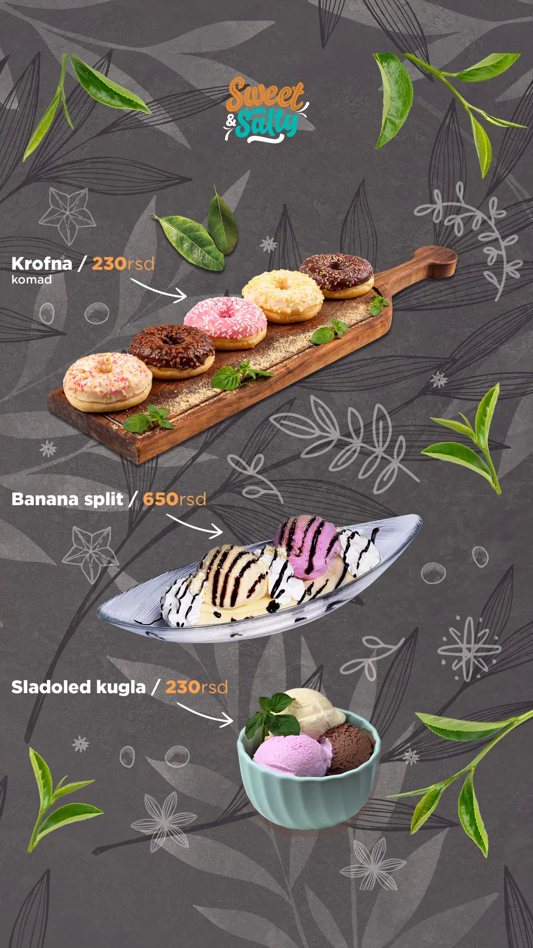 Meni restorana Sweet & Salty – strana 18 od 20