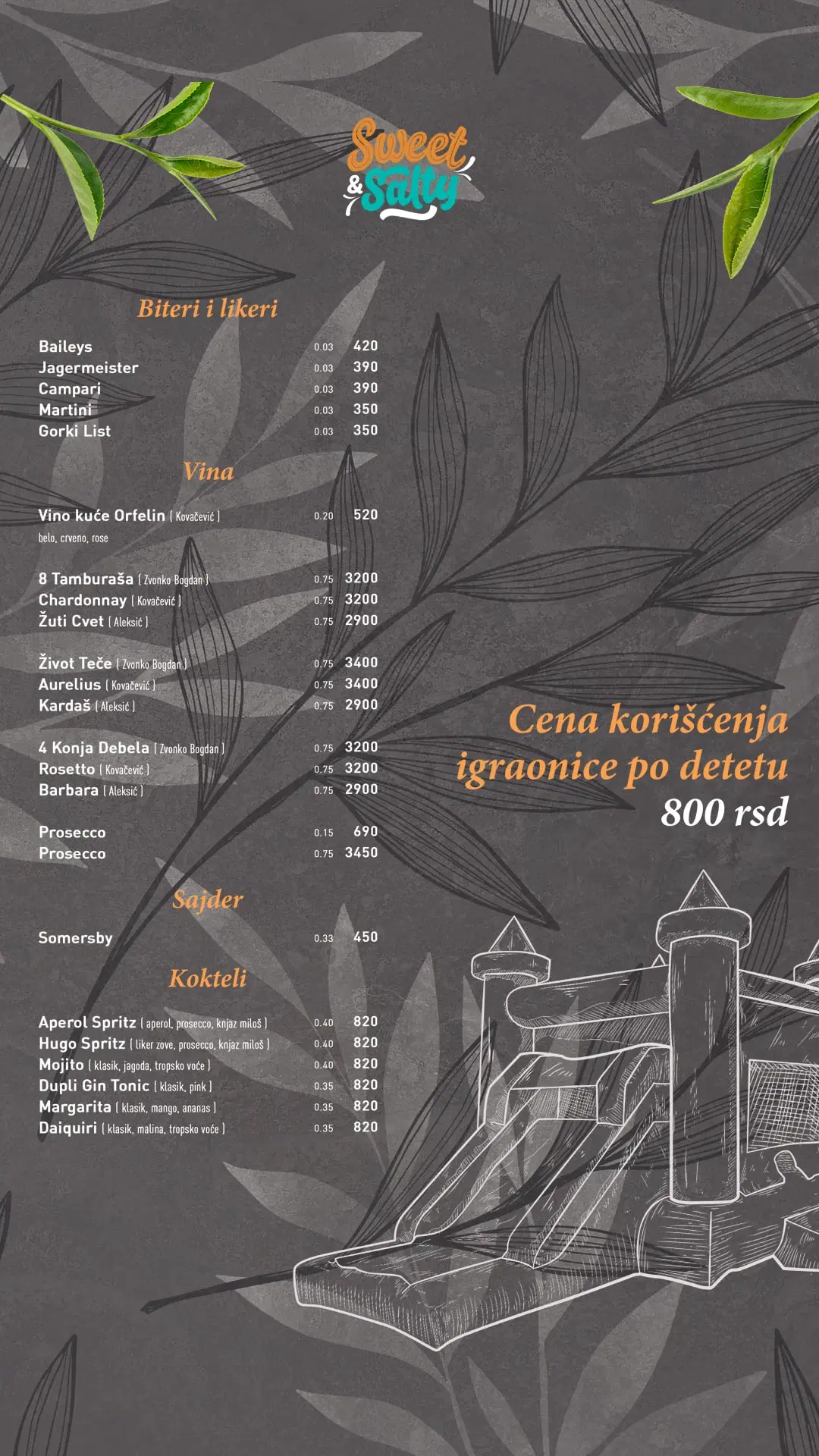 Meni restorana Sweet & Salty – strana 20 od 20